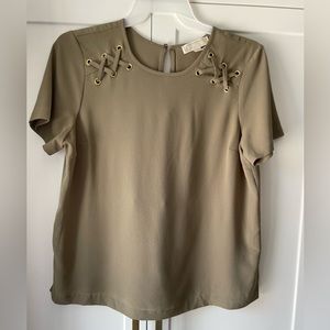 Michael Kors green/khaki top